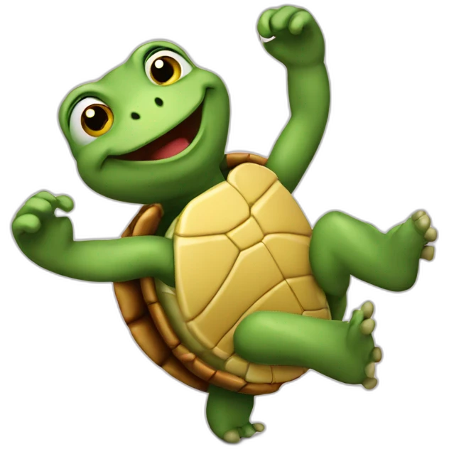 dancing turtle emoji