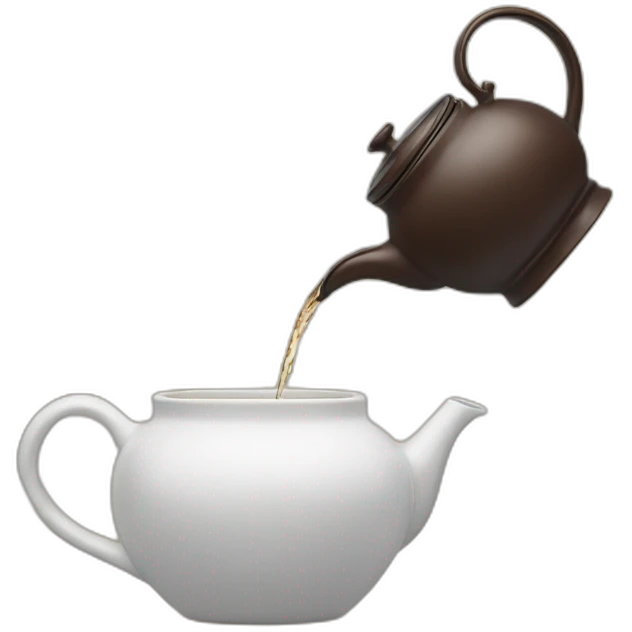 teapot pouring emoji