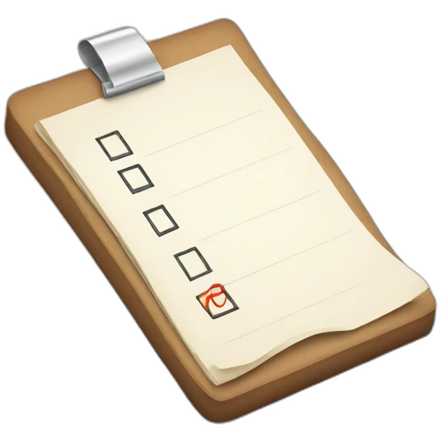 to do list emoji