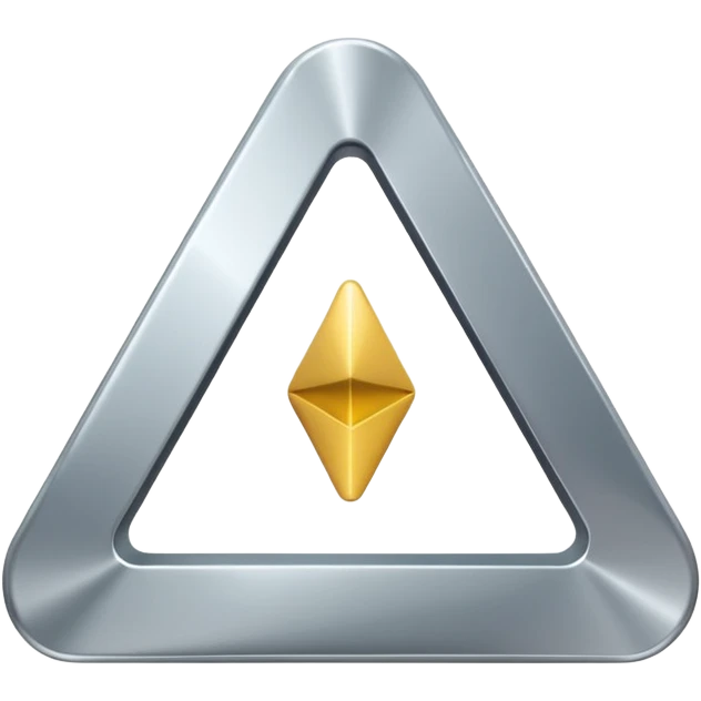 Troj uhelník jako play button emoji