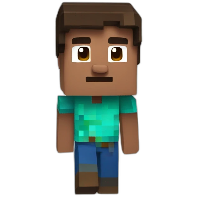 Steve from Minecraft  emoji