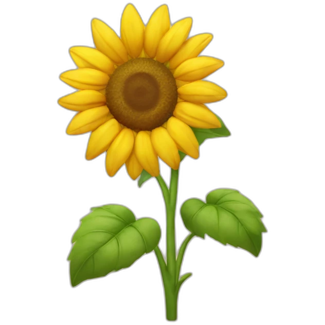Sunflower birthday emoji