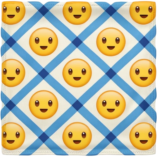 patterned napkin emoji