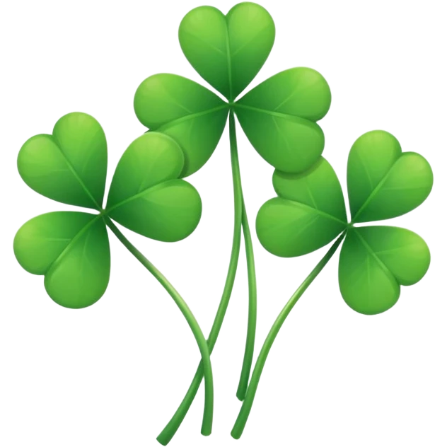 3 ☘️  clover emoji