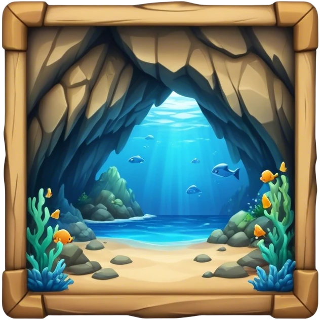Cave ocean emoji