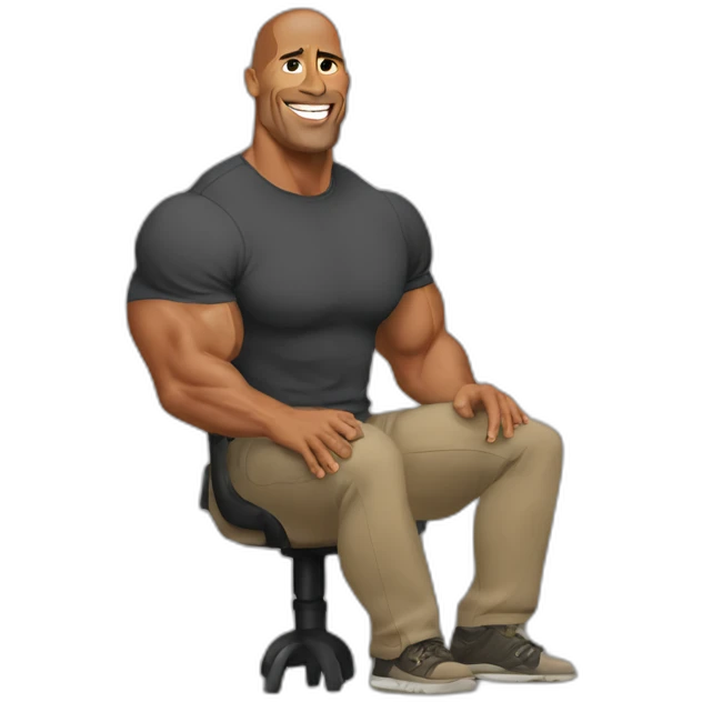Dwayne Johnson emoji