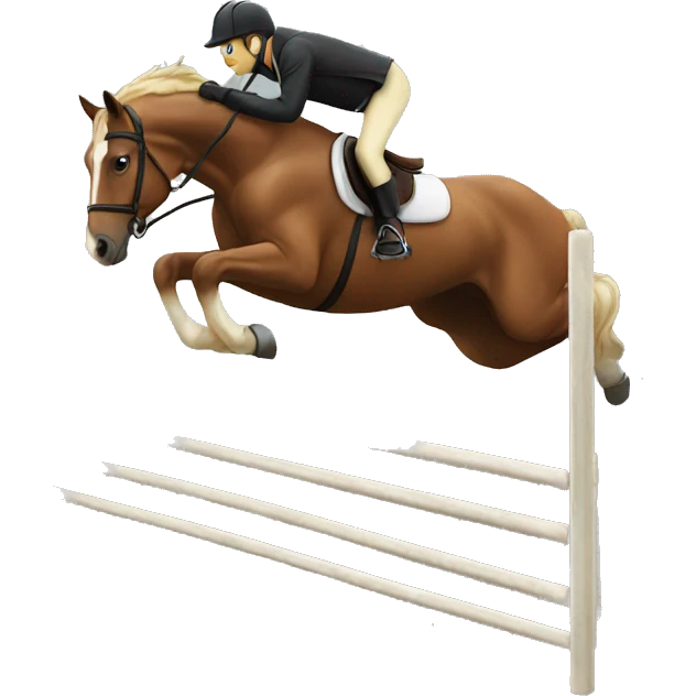 Horse over a Jump emoji