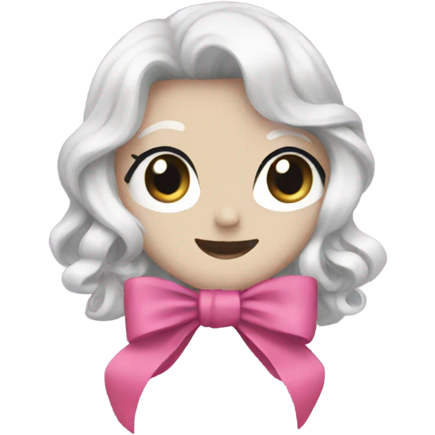 Aesthetic bow emoji