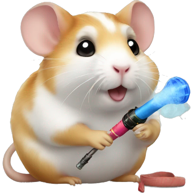 hamster with Hookah emoji