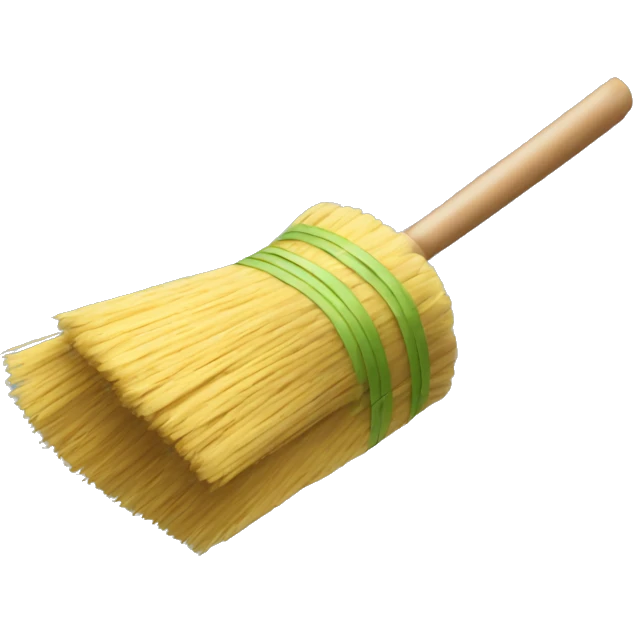 cylindrical broom emoji