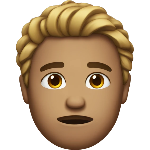 Troy with a sad face emoji