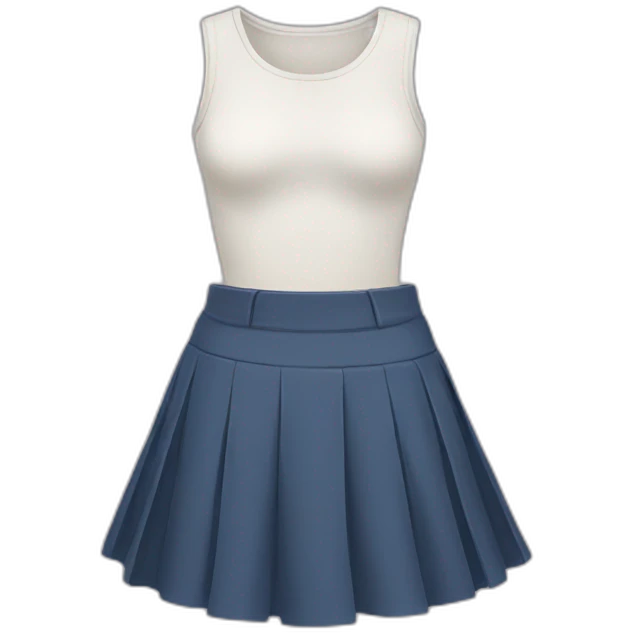 Short skirt emoji