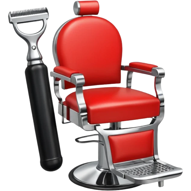 barber shop items, single emoji