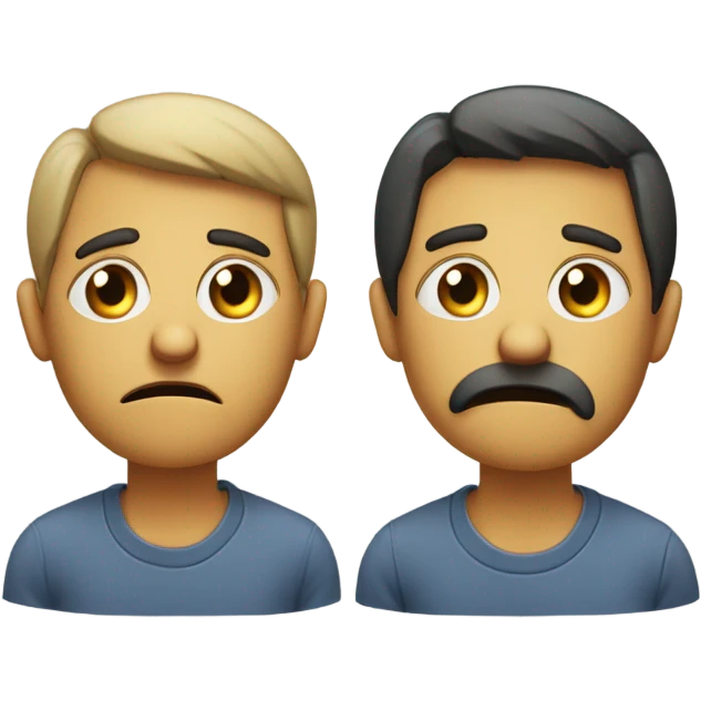 😔☹️😰 emoji