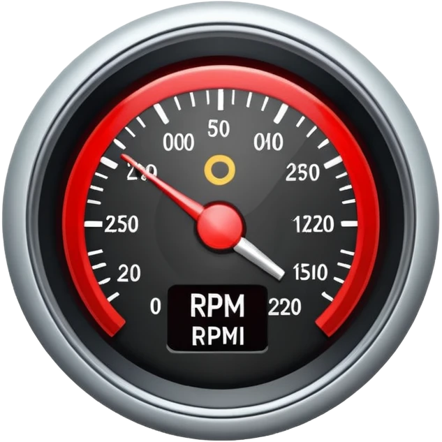 Red rpm without gauge or dashboard  emoji