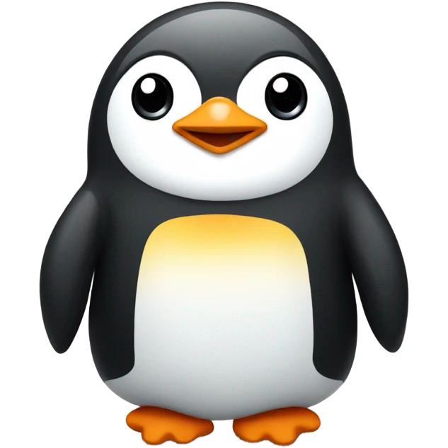 Penguin in a sweatshirt emoji