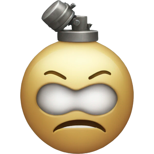 bomb tired emoji