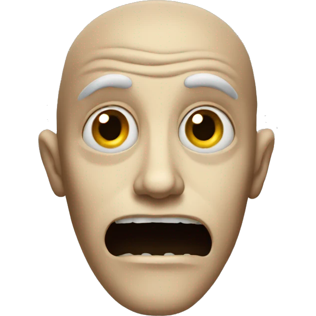 Creepy figure  emoji