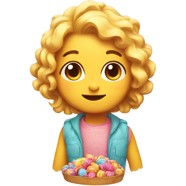 Candy cute emoji