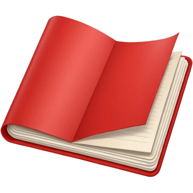 Office red document  emoji