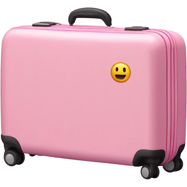 pink suitcase emoji