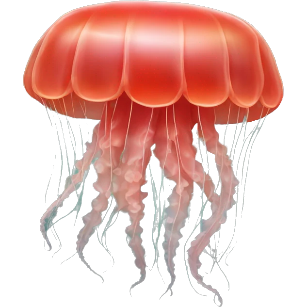 Jellyfish red  emoji