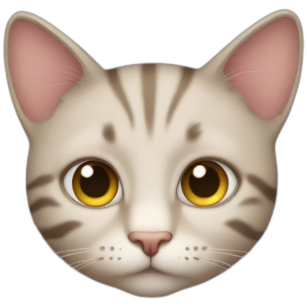 Shy cat emoji