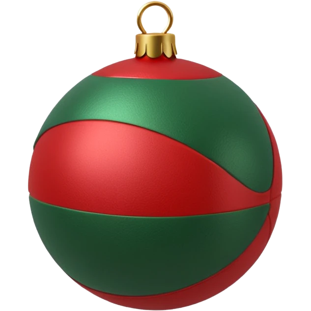 pilates ball christmas color emoji