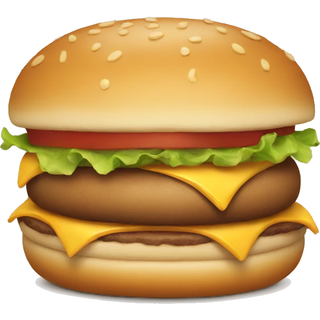 Cute buger emoji