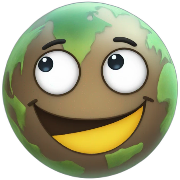 smiling planet emoji