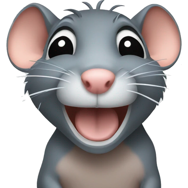 Rat crying emoji