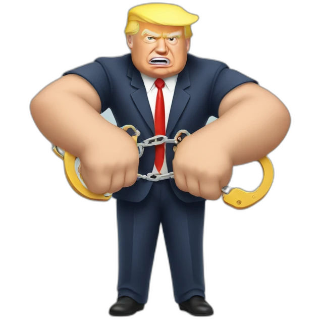 trump-in-handcuffs emoji