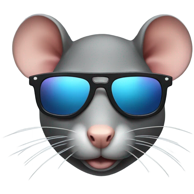 rat with sunglasses emoji