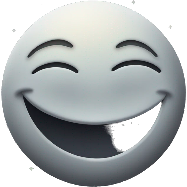 Smiling moon emoji