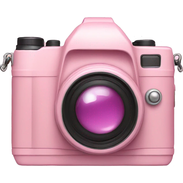camera soft pink color  emoji