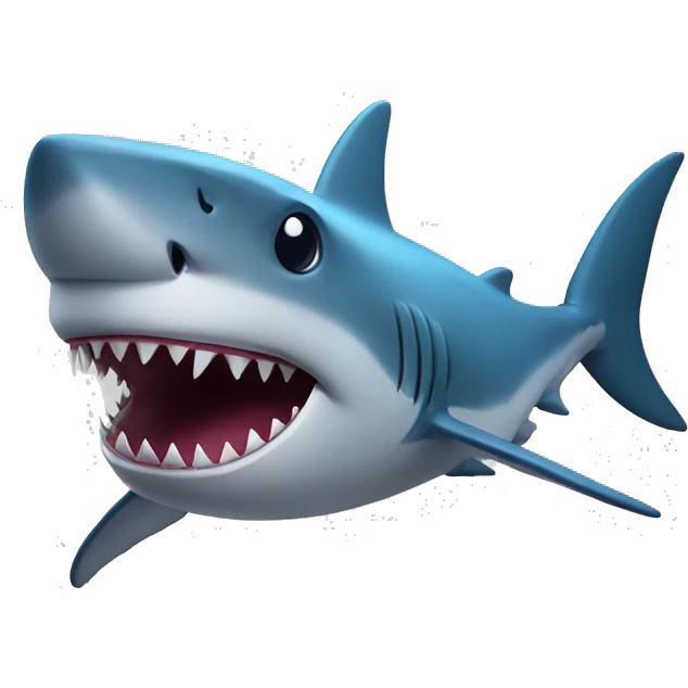 Shark with a inner tube emoji