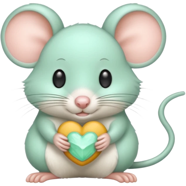 Mint colored mouse 🐭  emoji