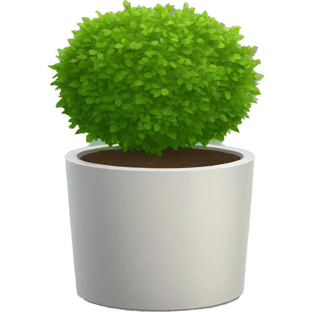 hedge garden box pot emoji
