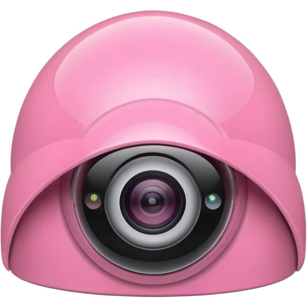 Security Camera pink emoji