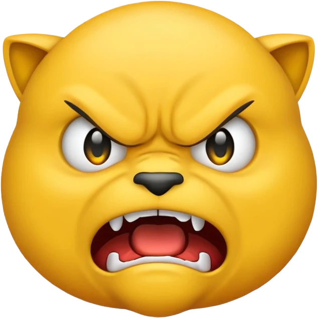 Growling emoji emoji