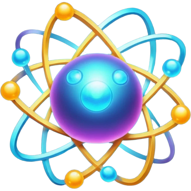Atom and nucleus emoji