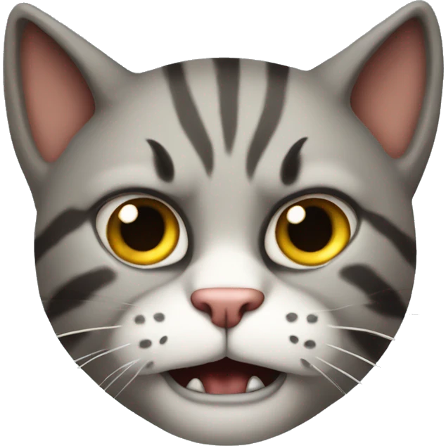 Mad cat emoji