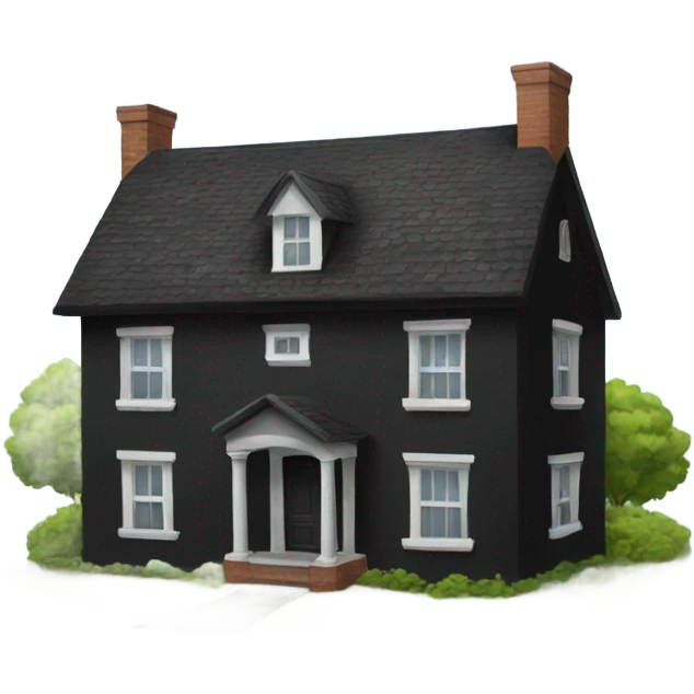 Black house emoji