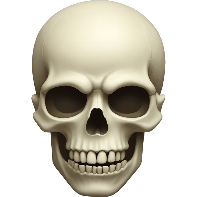 Mind blown Skull emoji