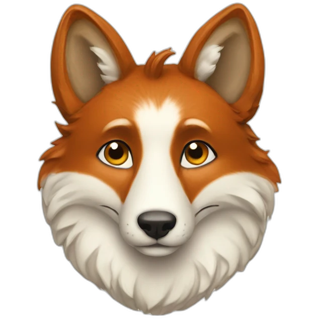 Renard avec chèvre emoji