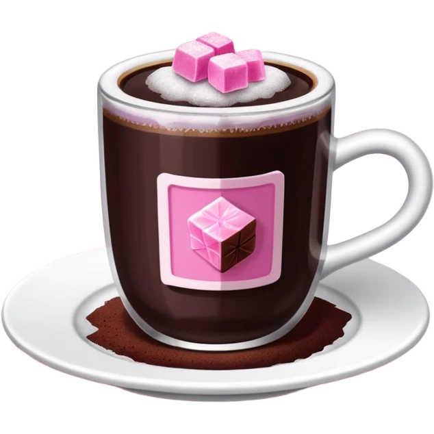 turkish coffe with turkish delight emoji