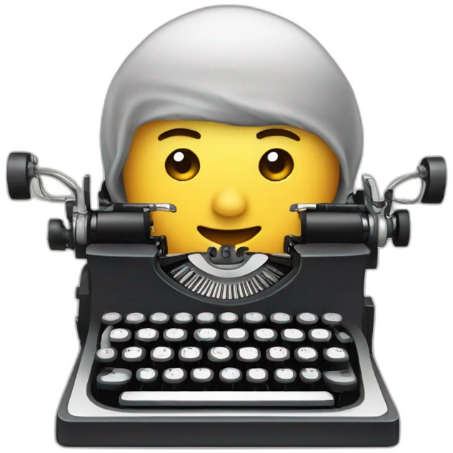 ninja typewriter emoji