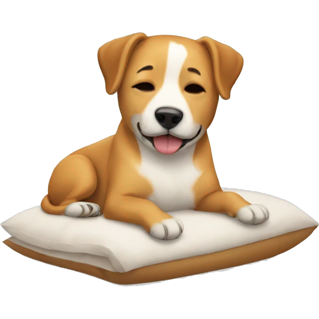 Un perro dormido  emoji