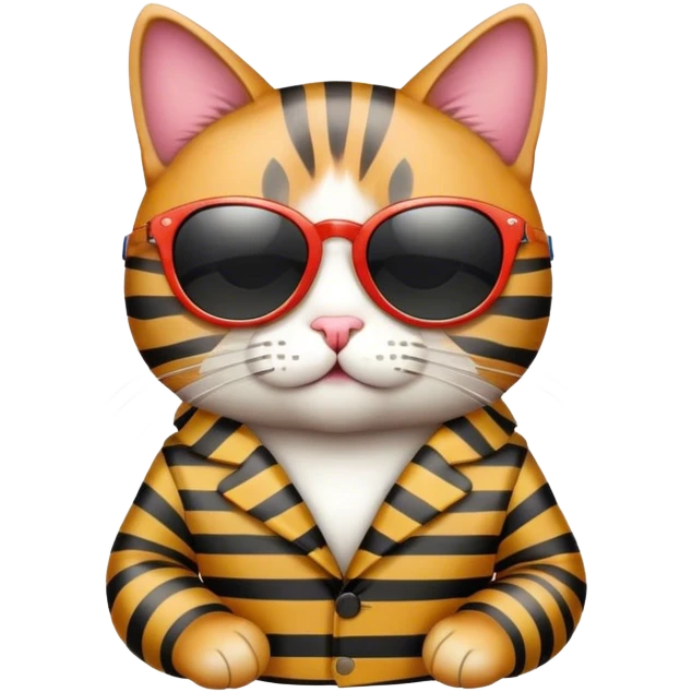 Cat wearing sunglasses emoji