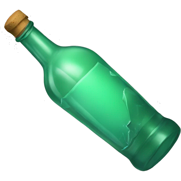 Broken bottle emoji